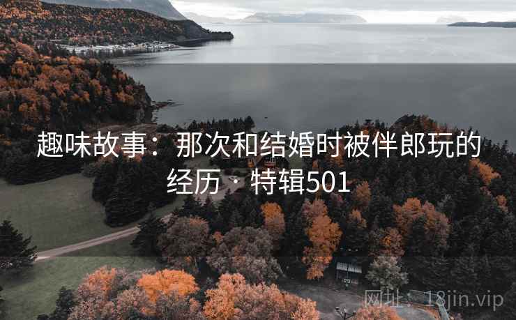 趣味故事：那次和结婚时被伴郎玩的经历 · 特辑501  第2张